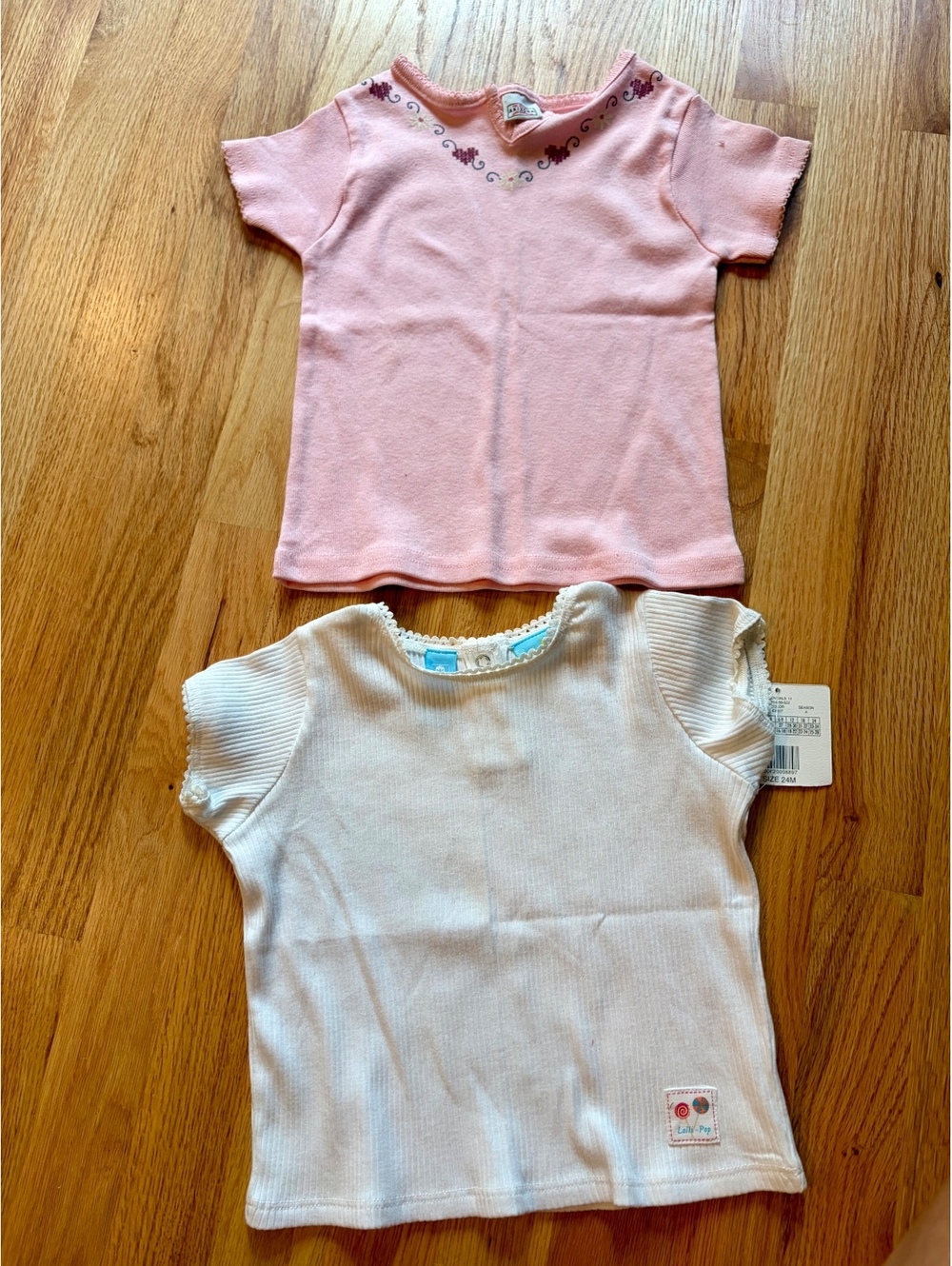 Y2K Baby Girl 24M Tee Bundle NWT Moonbeams + Arizona Jean Co Made USA